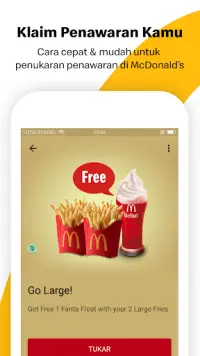 Aplikasi McDonald's Screen Shot 3