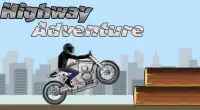 Highway adventure moto ride Screen Shot 0