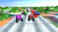 Monster Truck Racing McQueen Traffic Racer Friends Screen Shot 3