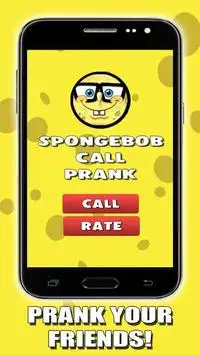 Fake Call SpongeBob Simulator Screen Shot 0