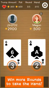 BAM! A free trick-taking card game for players Screen Shot 3