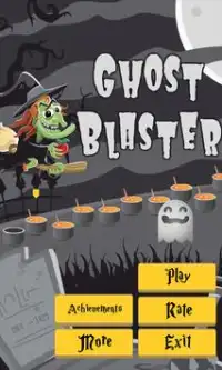 Призрак Blaster Хэллоуин игры Screen Shot 0
