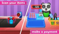 Магазин Panda Supermarket - Мания веселья за Screen Shot 2
