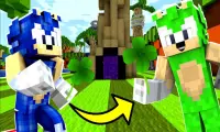 Addon Sonic Adventure per Minecraft PE Screen Shot 1