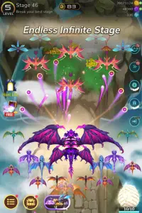 DragonFly: Idle games - Merge Dragons & Shooting Screen Shot 4