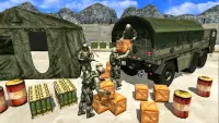 جيش شاحنة نقل ألعاب قيادة محاكاة Screen Shot 4