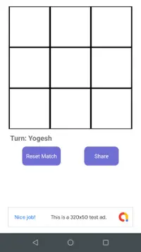 TicTacToeGame Screen Shot 3