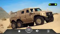 4x4 Offroad-Armee-LKW, der Wüsten-Spiele 2018 fähr Screen Shot 0