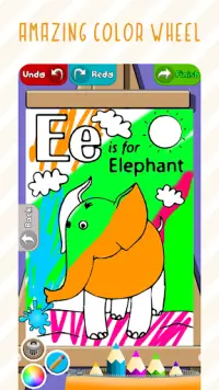 Gioco da colorare per bambini - Impara le lettere Screen Shot 6
