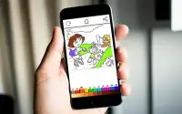 Girls Dora Coloring Screen Shot 2