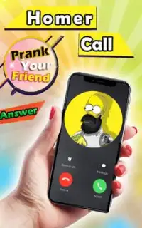 Amazing Homer fake call for the simpsons simulator Screen Shot 0