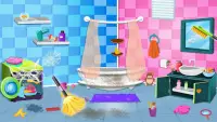 Messy Doll House Cleaner: Home Cleanup Games Screen Shot 3