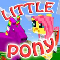🦄Little Pony Unicorn Minecraft Game Mod