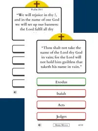 Quiz of the Christian Bible ( King James Version ) Screen Shot 15