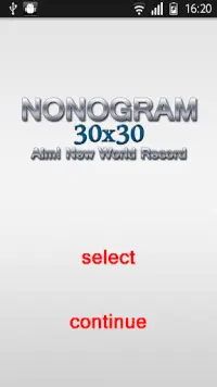 Nonogram 30x30 Screen Shot 2