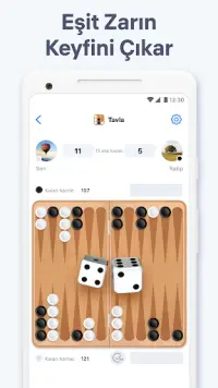 Tavla - masa oyunları Screen Shot 1