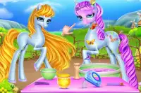 Rainbow Pony Care Screen Shot 1