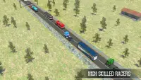 Jeu de course de bus vs course de camion Screen Shot 3