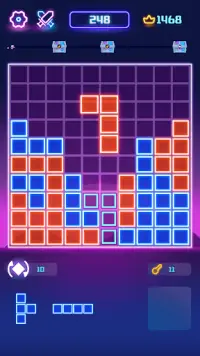 Block Puzzle Glow Screen Shot 0