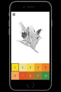 Color by number Flowers pixel art Screen Shot 3