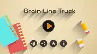 Brain Line Truck - Physics Puzzles Screen Shot 0