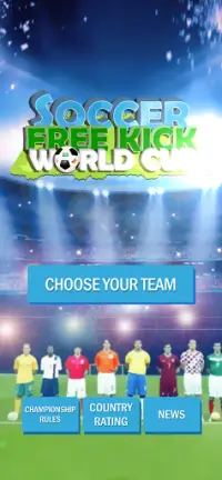 Coupe du Monde de Free Kicks Screen Shot 0