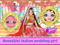 Royal indian wedding girl makeup and mehandi Screen Shot 3