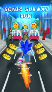 Blue Hedgehog Runner - Dash Hero Screen Shot 1