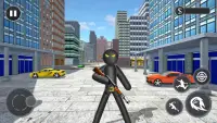 Real Stickman Ninja Rope Hero Spider: Vice Town Screen Shot 3