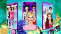 Superstar Makeover - Glam Fashion Doll Dress Up Screen Shot 3