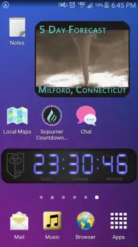 Sojourner Countdown Monitor Screen Shot 1