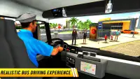 City Coach Bus Driving Games Screen Shot 4
