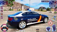 Police Car Chase Parking Games Screen Shot 1