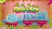 Fisch Pflege Spiele:  Baue dein Aquarium Screen Shot 0