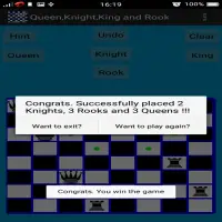 Chess Queen,Rook,Knight and King Problem Screen Shot 9