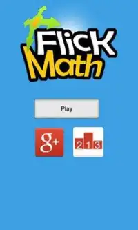 Flick Math - A Math Game Screen Shot 1