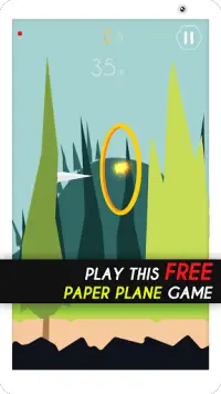 Paper Plane game free: Airplane flying Screen Shot 0