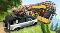 Bus Crash Car Simulation 3D Screen Shot 1