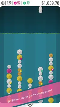 Coin Line - Solitaire Puzzle Screen Shot 0