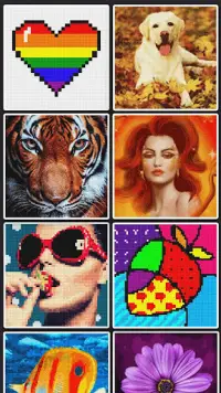 Cross Stitch: Color by Number Screen Shot 0