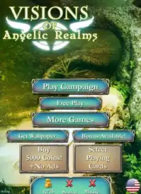 Solitaire: Angelic Realms Screen Shot 0
