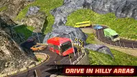 Mountain Road Bus Driving Game Screen Shot 0