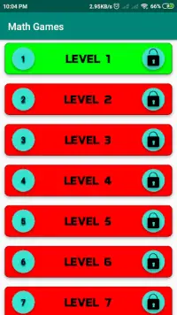 Math Games Screen Shot 1