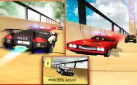 US Police Lightning Car Chase: Mega Ramp Racing Screen Shot 4