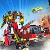 LKW Roboter Feuer Kämpfer Echt Krieg Simulator