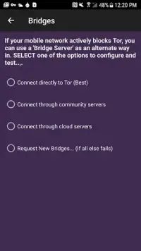 Orbot Tor Proxy Screen Shot 1