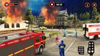 Hurrikan Rescue Simulator 2018 - Rettungswagen Screen Shot 2