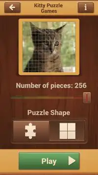Cute Kitty Puzzle Games - Free Jigsaw Puzzles Screen Shot 2