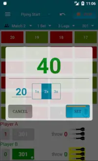 Darts Scorecard Screen Shot 7