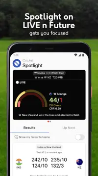 Live cricket scores, unique cricket app cricsmith Screen Shot 5